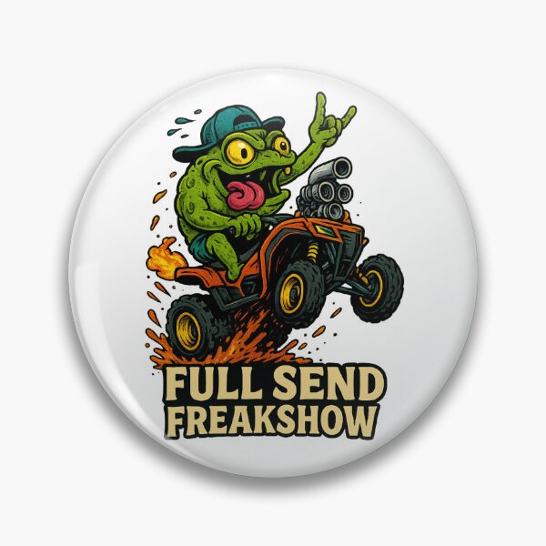 Item preview, Full Send Freakshow – Turbo Toad in Overdrive designed and sold by Kempworx Art.