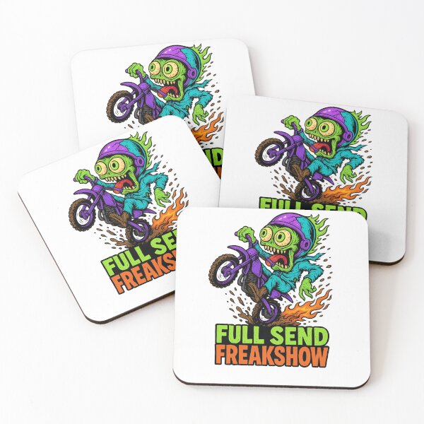 Item preview, Full Send Freakshow – Alien Dirt Bike Mayhem designed and sold by Kempworx Art.
