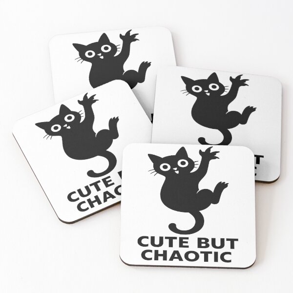 Item preview, Cute but Chaotic – Black Cat Energy designed and sold by TimeloopAU.