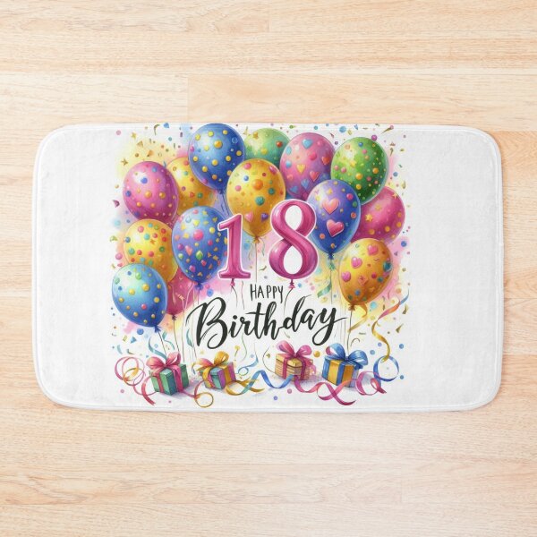 Item preview, Happy 18th Birthday designed and sold by purplesensation.