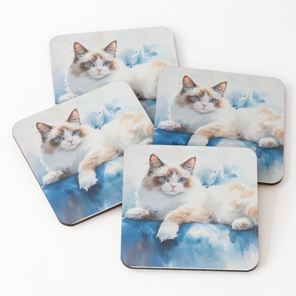 Item preview, Resting Ragdoll Cat designed and sold by laurashawart.