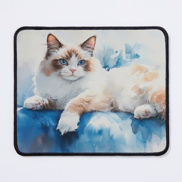 Item preview, Resting Ragdoll Cat designed and sold by laurashawart.
