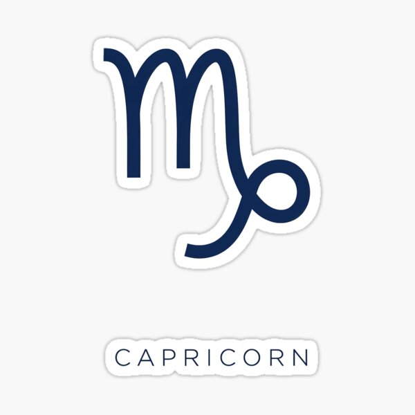 Item preview, Capricorn Zodiac Sign - Minimalist Astrology Symbol Art designed and sold by ChubbyGoong.