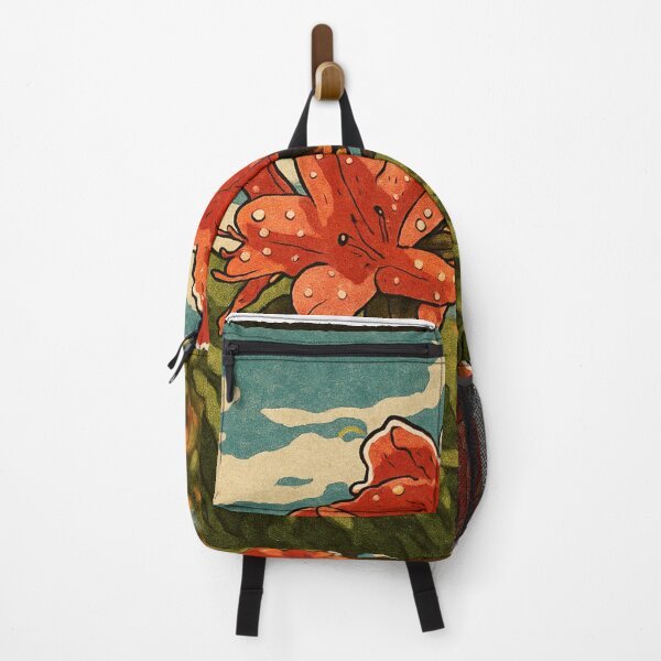 Item preview, Okinawan Azalea Bloom | Traditional Spring Flower Art - Peaceful Island Nature designed and sold by GEEEN.
