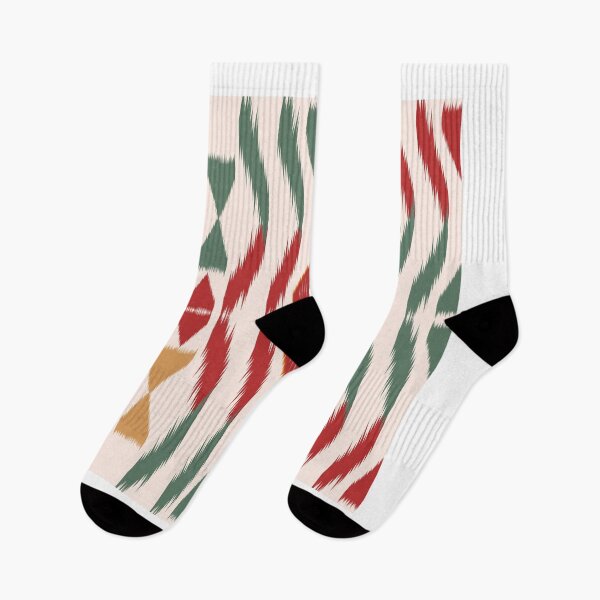 Item preview, Colorful Abstract Ikat Pattern Seamless. designed and sold by Aesthetic shapes design.