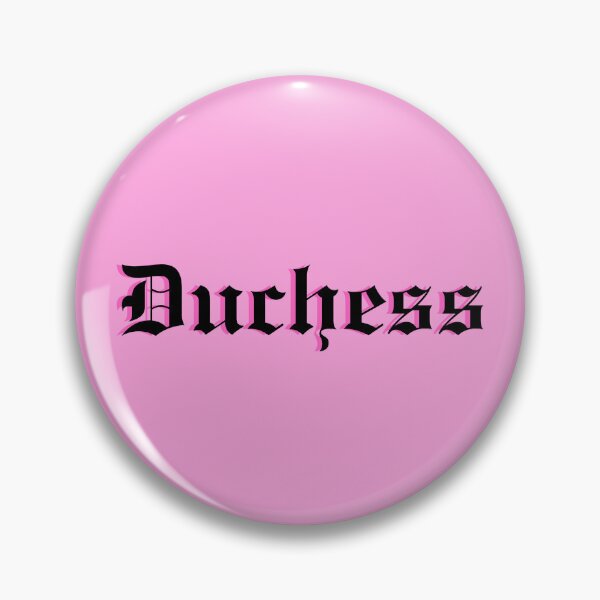 Item preview, Old English Duchess (pink background, dark pink shadow, black lettering) designed and sold by EvaliHoney33.