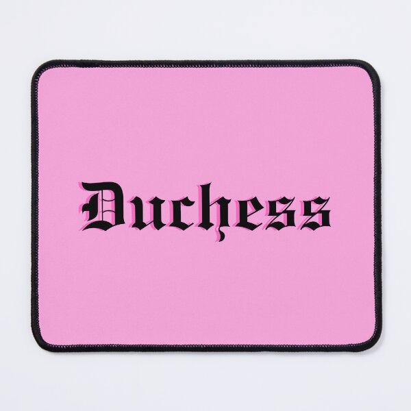 Item preview, Old English Duchess (pink background, dark pink shadow, black lettering) designed and sold by EvaliHoney33.