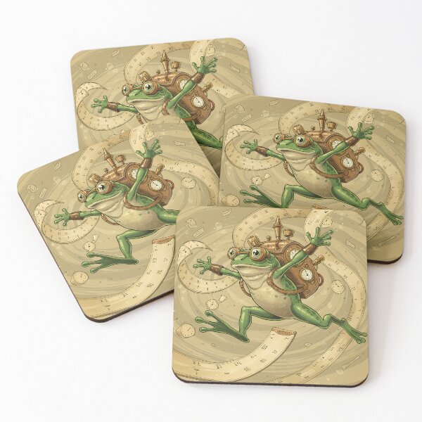 Item preview, Time-Traveler Frog in Storybook Style designed and sold by Soft Rebellion.