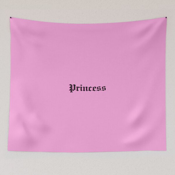 Item preview, Old-English Princess (pink background, dark pink shadow, black lettering) designed and sold by EvaliHoney33.