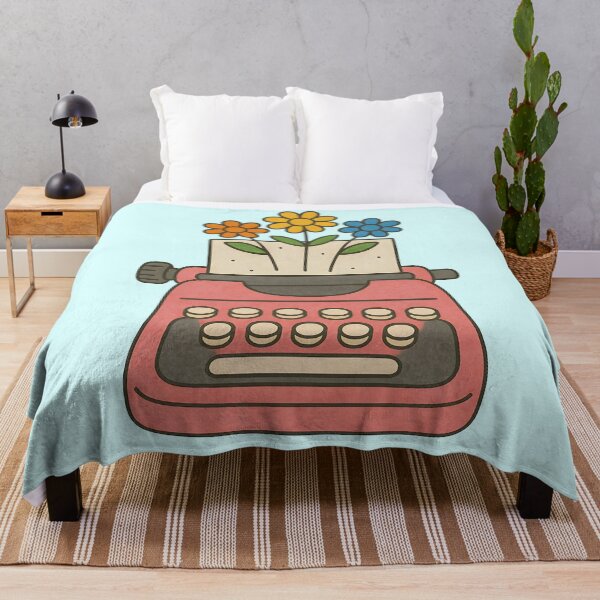 Item preview, Retro Vintage Floral Typewriter  designed and sold by GraphicsClub.