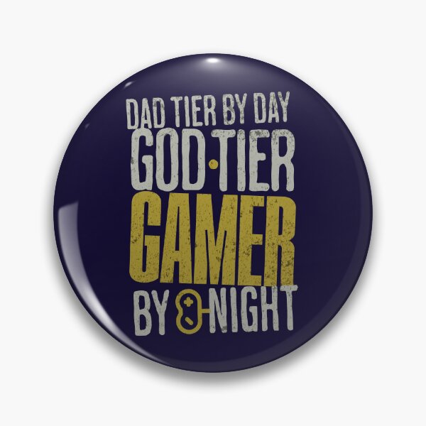 Item preview, Dad Tier by Day God Tier Gamer by Night Funny Gaming Dad designed and sold by DAMOTAmagazine.