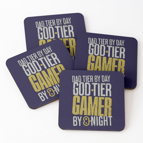 Item preview, Dad Tier by Day God Tier Gamer by Night Funny Gaming Dad designed and sold by DAMOTAmagazine.