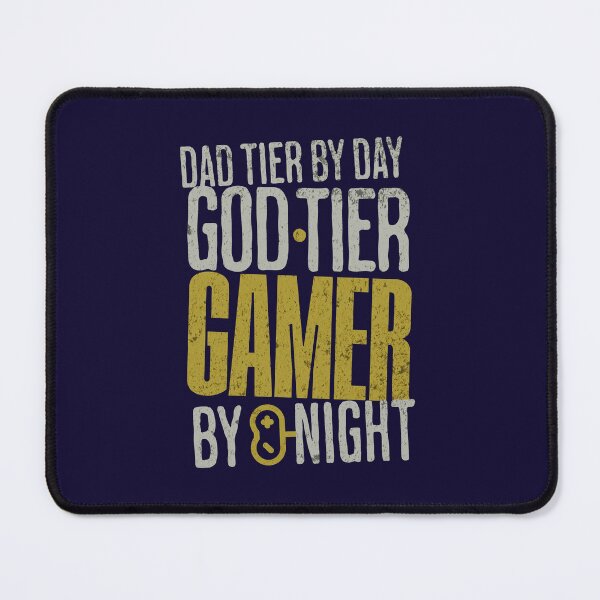 Item preview, Dad Tier by Day God Tier Gamer by Night Funny Gaming Dad designed and sold by DAMOTAmagazine.