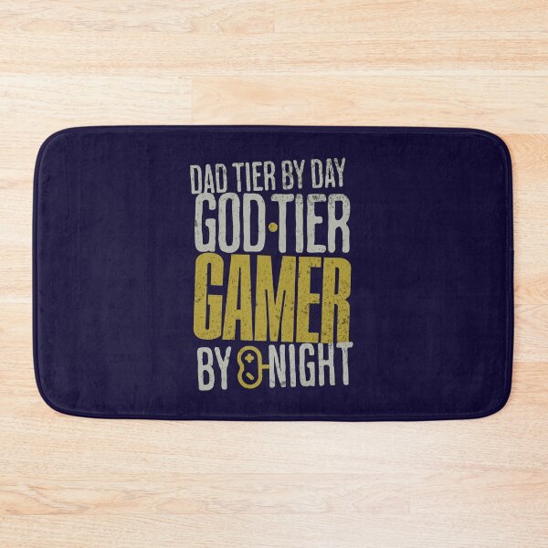 Item preview, Dad Tier by Day God Tier Gamer by Night Funny Gaming Dad designed and sold by DAMOTAmagazine.