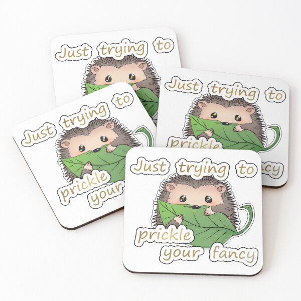 Item preview, Interested attention loving cute hedgehog designed and sold by Sl7w7py.