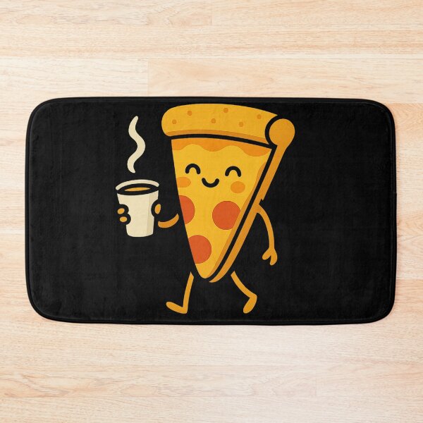 Item preview, Glowing Pizza Slice – Coffee Vibes Edition designed and sold by Little--Core.