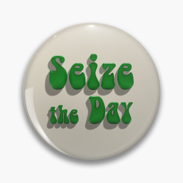 Item preview, 'Seize the Day' Vintage Typography designed and sold by trepiu.