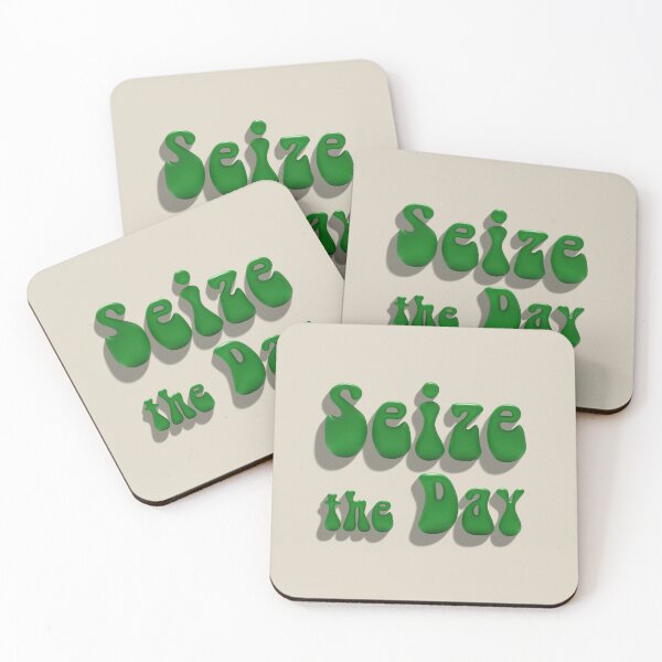 Item preview, 'Seize the Day' Vintage Typography designed and sold by trepiu.