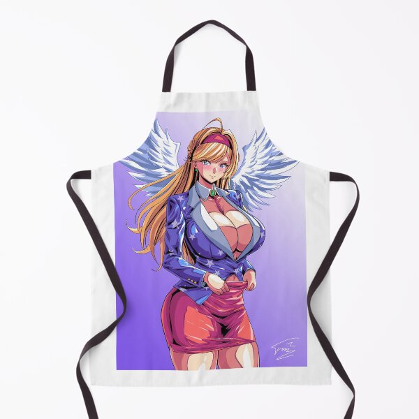 Item preview, Sexy Blonde Oppai Waifu – Cleavage & Mini Skirt Ecchi Art designed and sold by AirForceTuan.