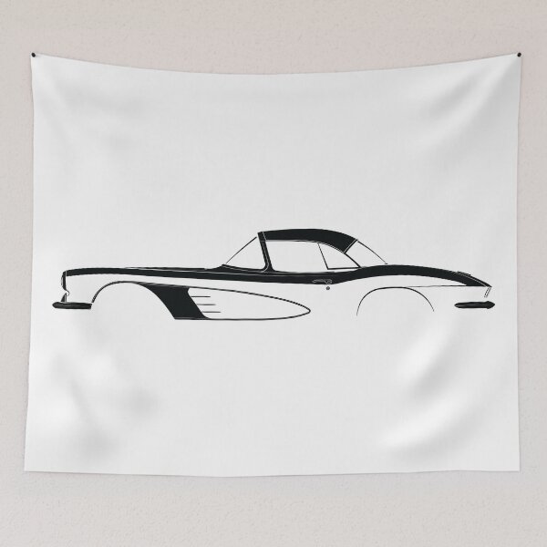 Item preview, Corvette C1-1961 Hardtop designed and sold by Car Silhouettes.
