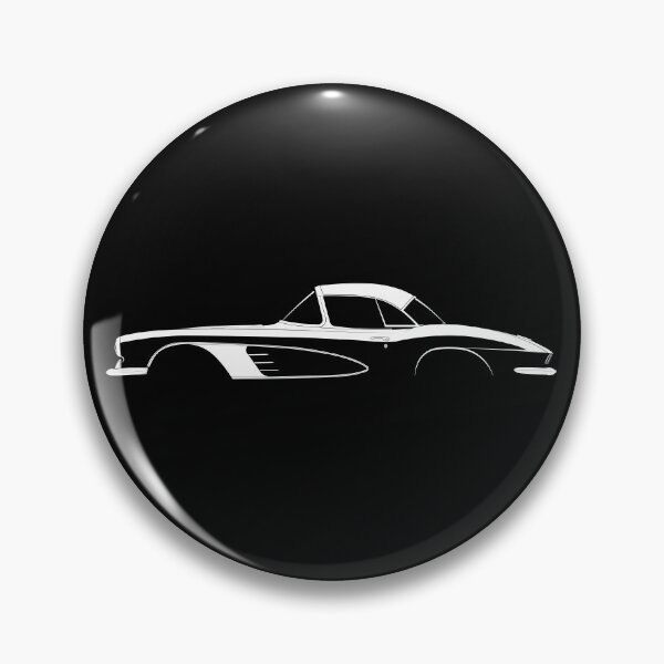 Item preview, Corvette C1-1961 Hardtop (White) designed and sold by Car Silhouettes.
