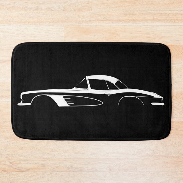 Item preview, Corvette C1-1961 Hardtop (White) designed and sold by Car Silhouettes.