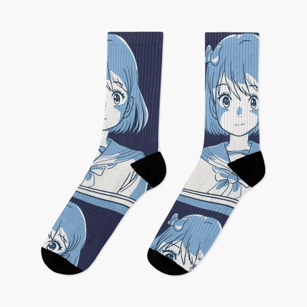 Item preview, Ghibli-Inspired Portrait – Japanese Schoolgirl Watching TV designed and sold by AirForceTuan.