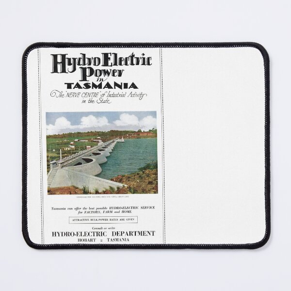 Item preview, 1929 Hydro Tasmania Advertisement. Power From The Hills! designed and sold by taspaul.