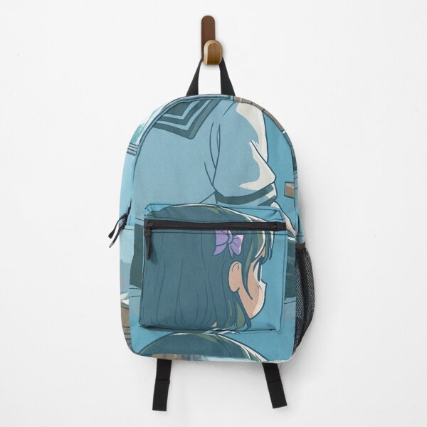Item preview, Ghibli-Inspired Scene – Japanese Schoolgirl Watching TV on Her Bed designed and sold by AirForceTuan.