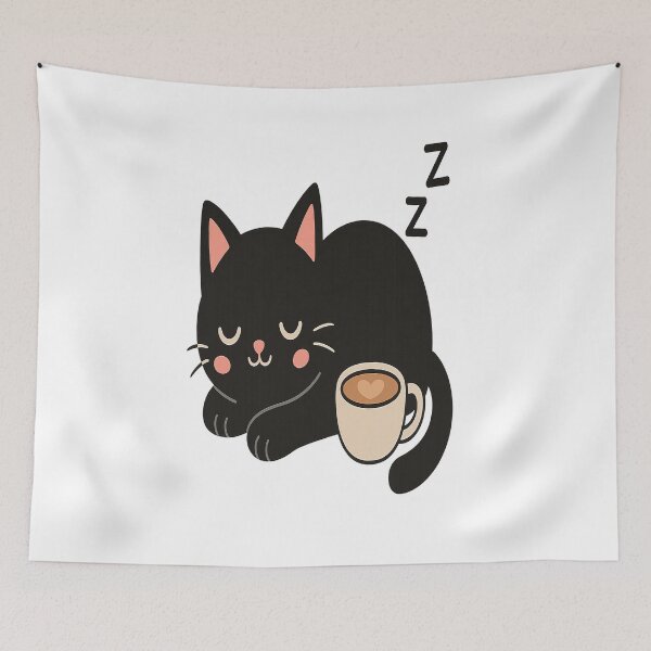 Item preview, Midnight Loaf – Black Cat Edition designed and sold by TimeloopAU.