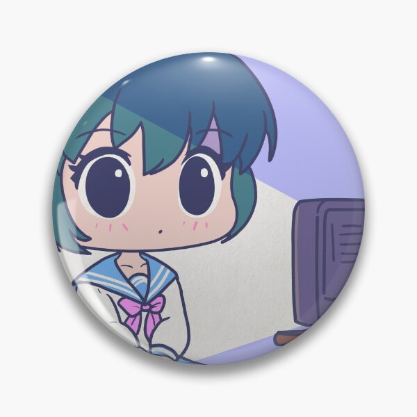 Item preview, Chibi Schoolgirl Watching TV – Cozy Anime Bedroom Scene designed and sold by AirForceTuan.