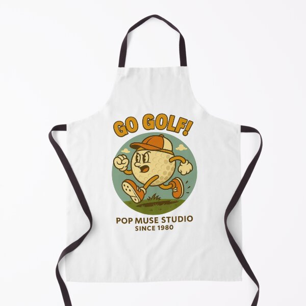 Item preview, GO GOLF! – Retro Golf Ball Mascot designed and sold by giant_ani.