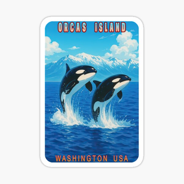 Item preview, Orcas Island - Washington USA designed and sold by WhereTheFunIs.