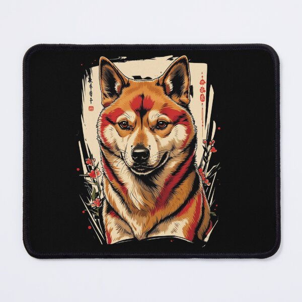 Item preview, Shiba Portrait – Ukiyo-E Inspired Dog Art designed and sold by SHIBAINU3132.