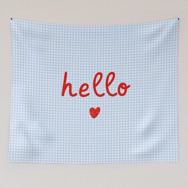 Item preview, Lovely Gingham 02. Hello designed and sold by mallardpark.