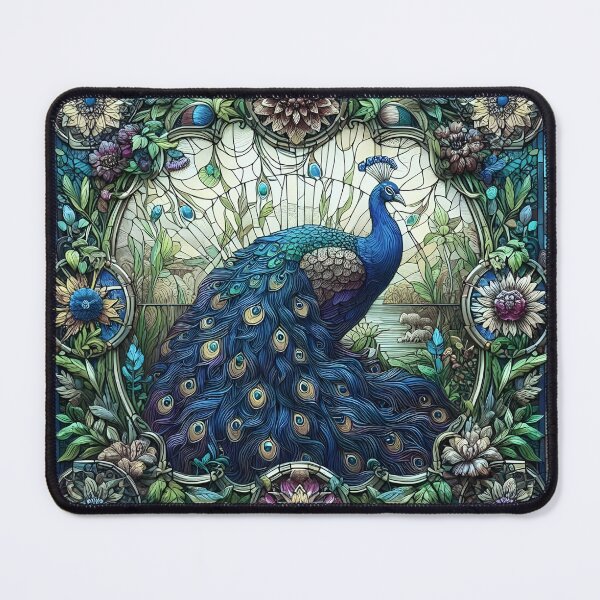 Item preview, Indian Peacock art designed and sold by JacquiTaylorArt.