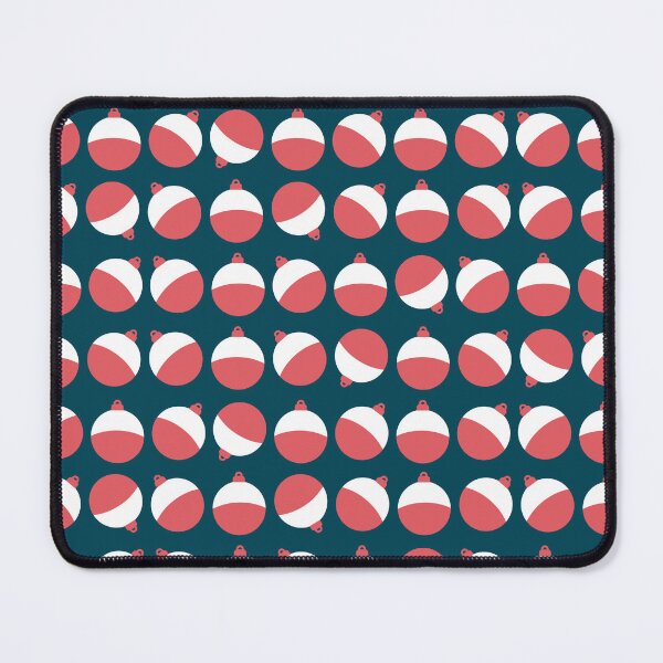Item preview, Red and white fishing bobber pattern designed and sold by kapotka.