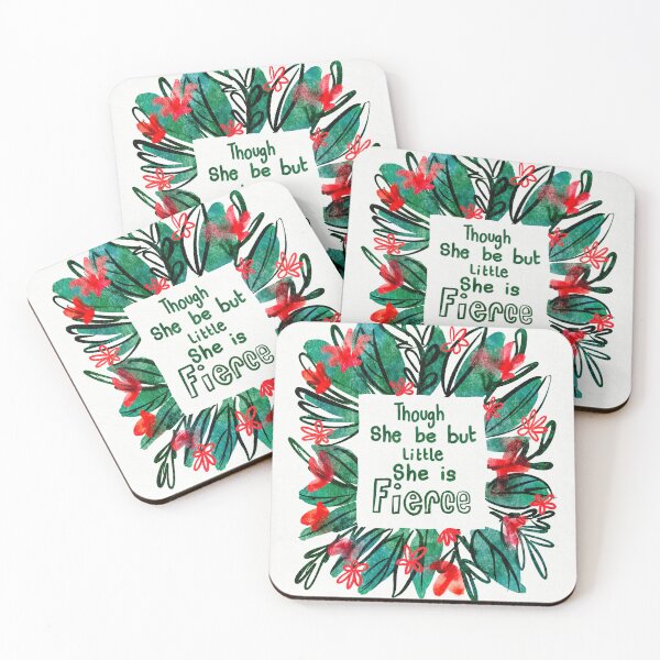 Item preview, Though she be but little she is fierce, William Shakespeare quote designed and sold by SJAPhoto.