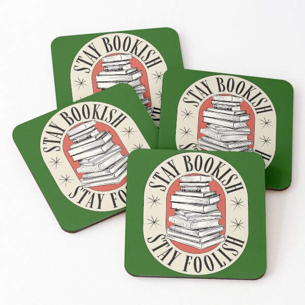 Item preview, Stay Bookish Stay Foolish | Vintage Readers Book Lovers Design designed and sold by Millusti.