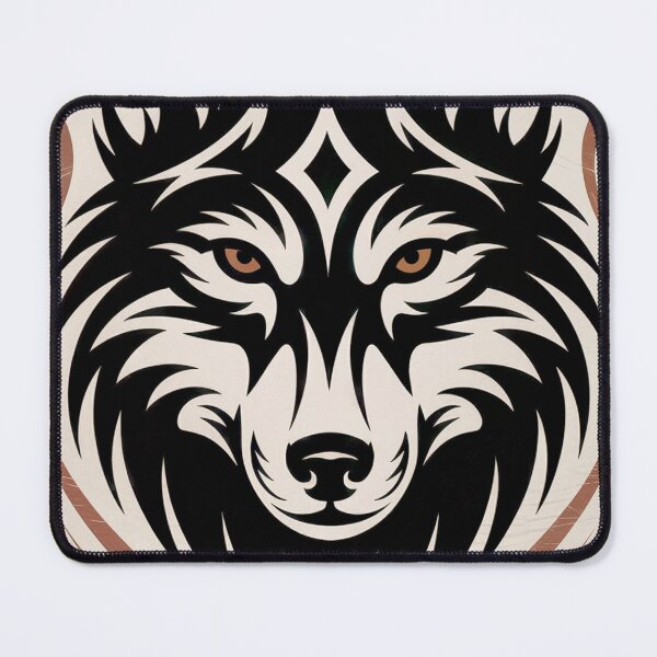 Item preview, Tribal Wolf Spirit Emblem designed and sold by ShadowAndSlate.