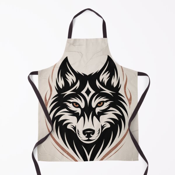 Item preview, Tribal Wolf Spirit Emblem designed and sold by ShadowAndSlate.
