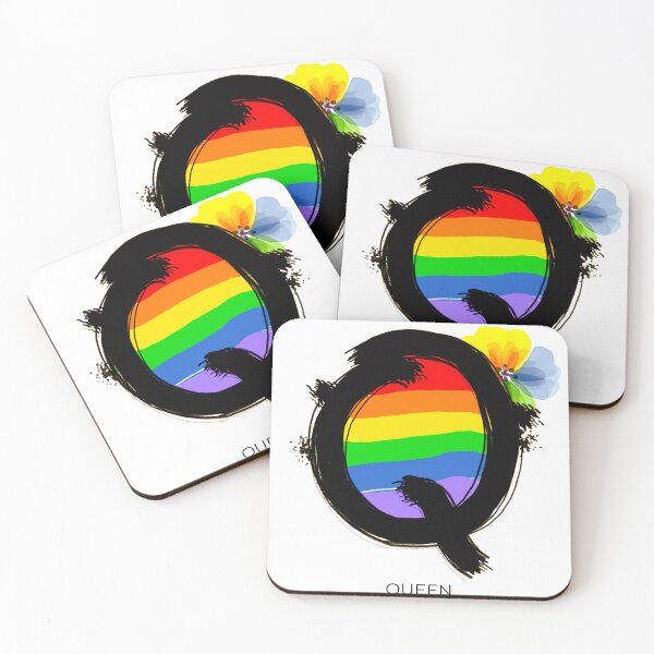 Item preview, Q for Queer – Bold Rainbow Pride Letter Art designed and sold by aperiq.