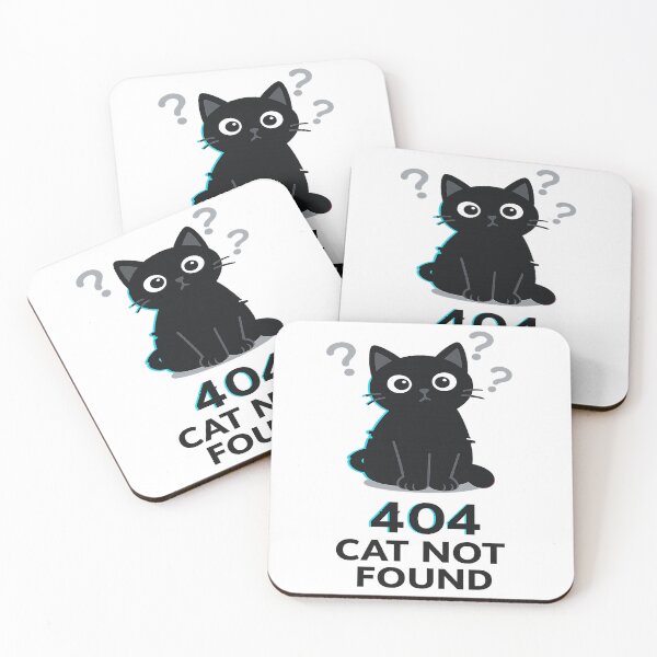 Item preview, 404 Cat Not Found – Glitched Kitty designed and sold by TimeloopAU.