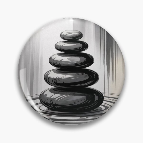 Item preview, Zen Balance Stone Cairn designed and sold by ShadowAndSlate.
