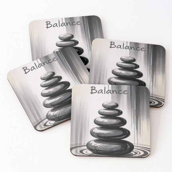 Item preview, Zen Balance Stone Cairn designed and sold by ShadowAndSlate.