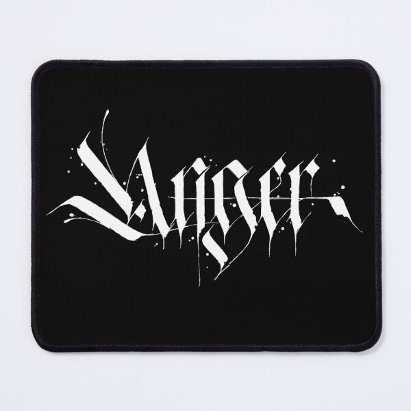 Item preview, Anger Gothic Calligraphy Gifts For Calligraphylovers designed and sold by stell rocket by frida najska.