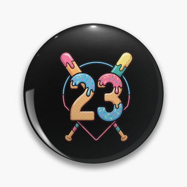 Item preview, Baseball 23 Year Old Ice Cream Drip 23th Birthday designed and sold by TalalosART.