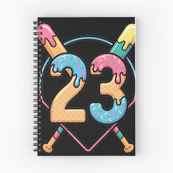 Item preview, Baseball 23 Year Old Ice Cream Drip 23th Birthday designed and sold by TalalosART.