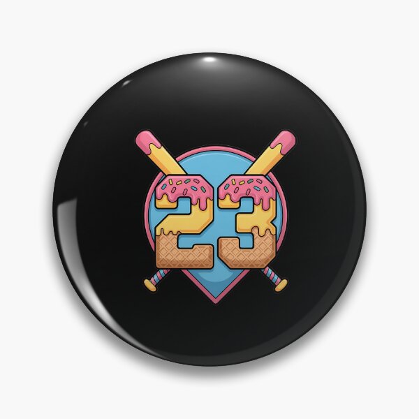 Item preview, Baseball 23 Year Old Ice Cream Drip 23th Birthday  designed and sold by TalalosART.