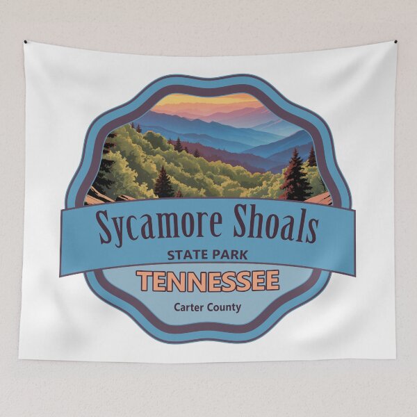 Item preview, Sycamore Shoals State Historic Area, Carter County, Tennessee designed and sold by Wanderful-roads.